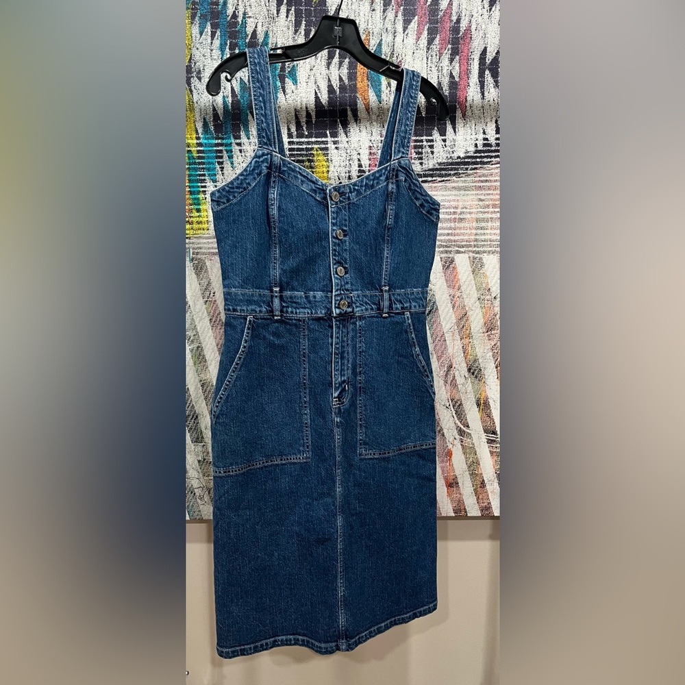 GAP Blue Denim Dress